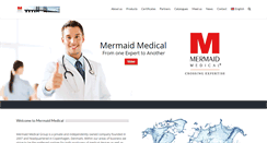 Desktop Screenshot of mermaidmedical.dk