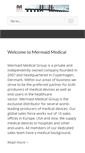Mobile Screenshot of mermaidmedical.dk